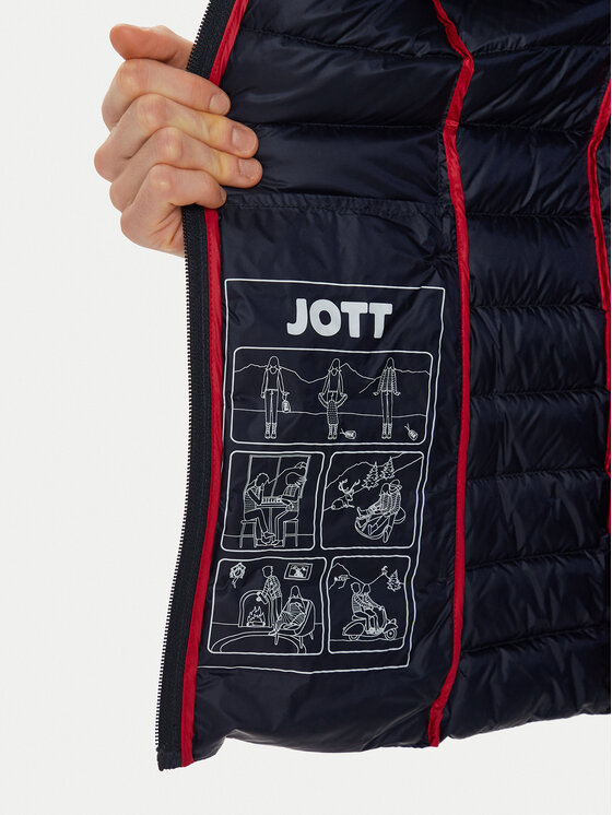 Jott Jott Kurtka puchowa Cloe P000WDOW01 Granatowy Slim Fit