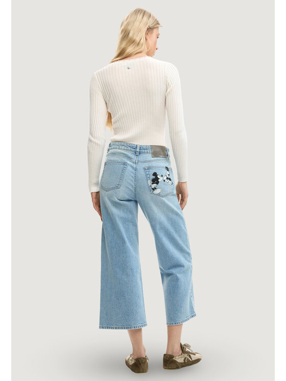 Desigual Desigual Jeans hlače HERRY_ Modra Casual Fit