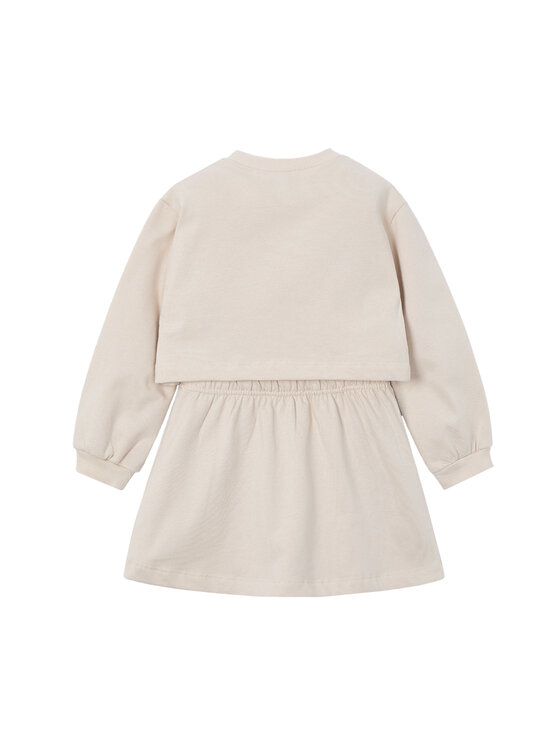 Mayoral Mayoral Completo felpa e vestito 4927 Beige Regular Fit