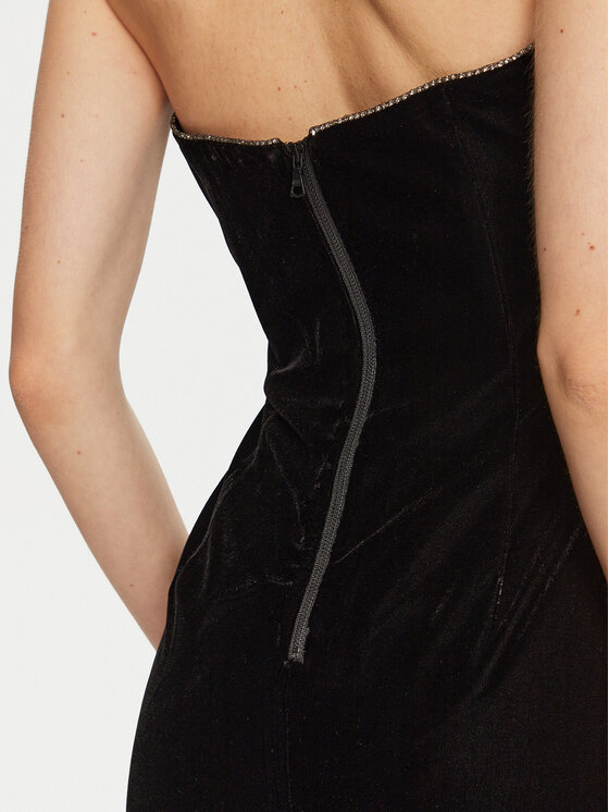 BARDOT BARDOT Kokteilinė suknelė Lilah 59542DB Juoda Slim Fit