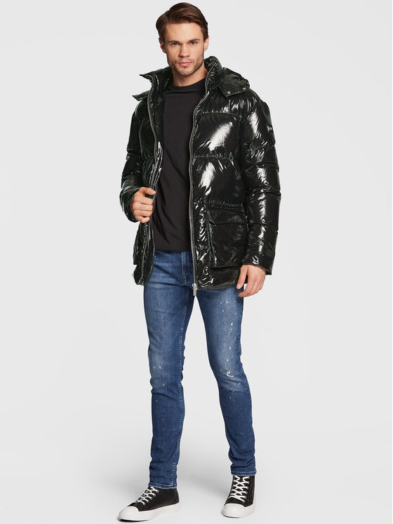KARL LAGERFELD KARL LAGERFELD Pernata jakna 505041 524547 Crna Regular Fit