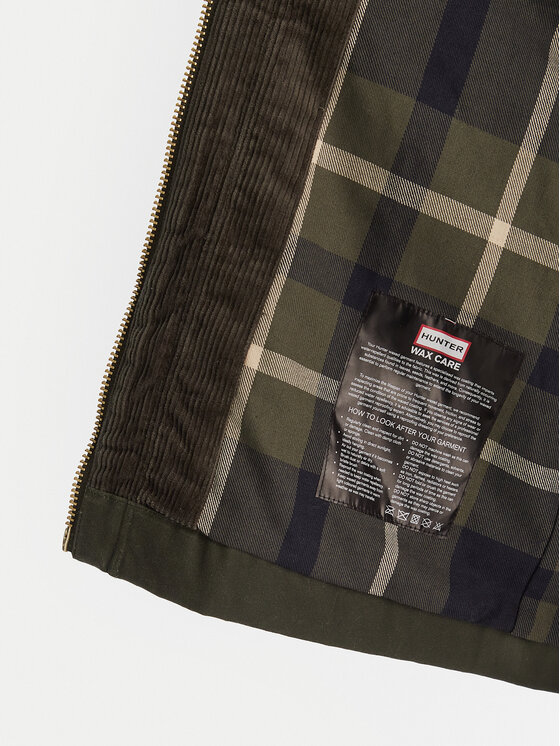 Hunter Hunter Μπουφάν μεταβατικό Leith HARW0065251 Πράσινο Oversize
