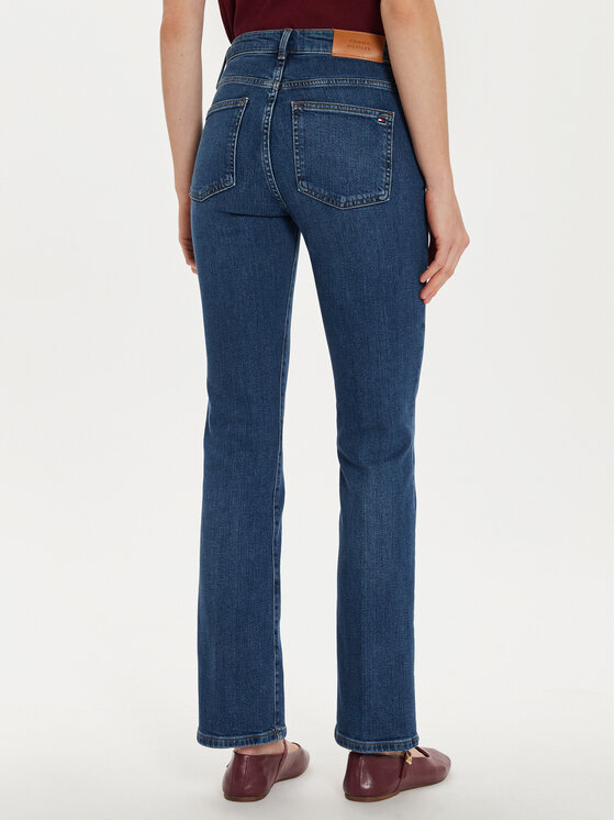 Tommy Hilfiger Tommy Hilfiger Jeans hlače WW0WW43494 Modra Bootcut Fit