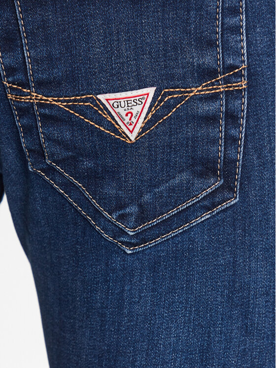 Guess Guess Jeans Miami M3YAN1 D52F1 Dunkelblau Skinny Fit