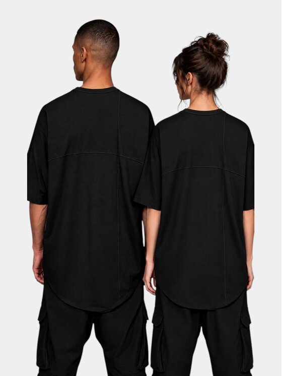 MADE BY SOCIETY MADE BY SOCIETY T-Shirt BORN FROM THE STREETS - T18040 Czarny Basic Fit