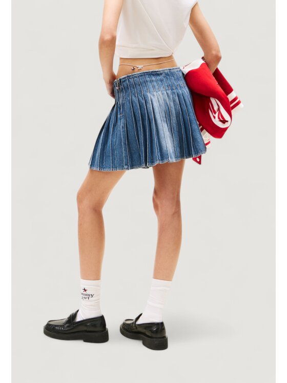Tommy Jeans Tommy Jeans Minigonna TOMMY GIRL PLEATED D Blu Girl Fit
