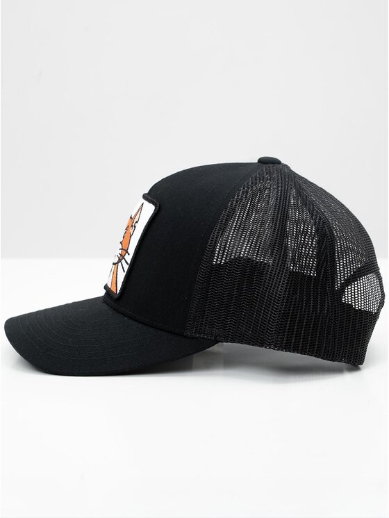 Smerfy Smerfy Czapka z daszkiem Trucker Czarna Smerfy Klakier Patch uni Czarny