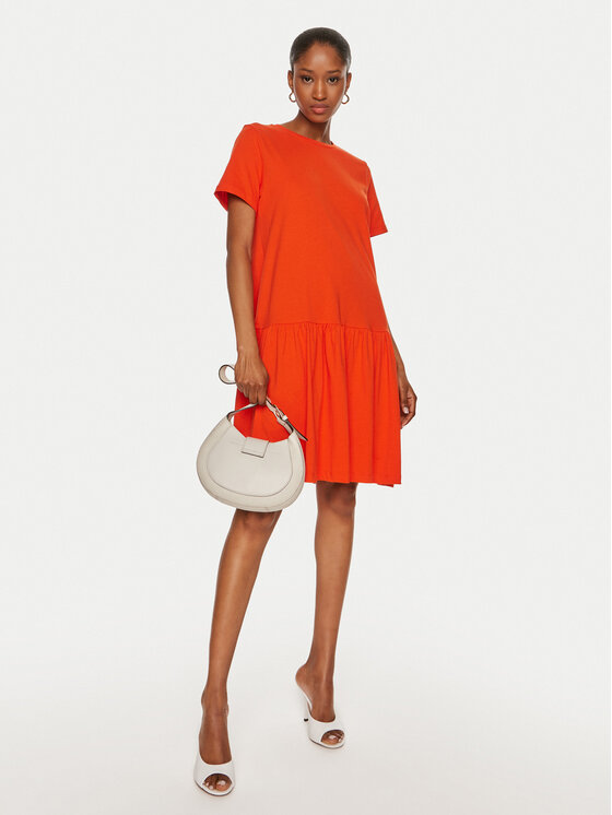 United Colors Of Benetton United Colors Of Benetton Повсякденна сукня 3U53DV01H Червоний Relaxed Fit