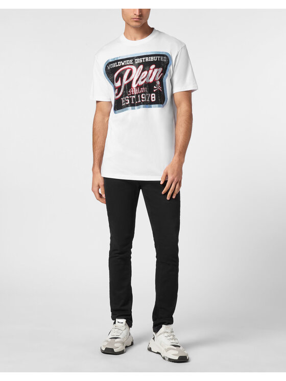 PHILIPP PLEIN PHILIPP PLEIN Tričko 14789 Biela Regular Fit