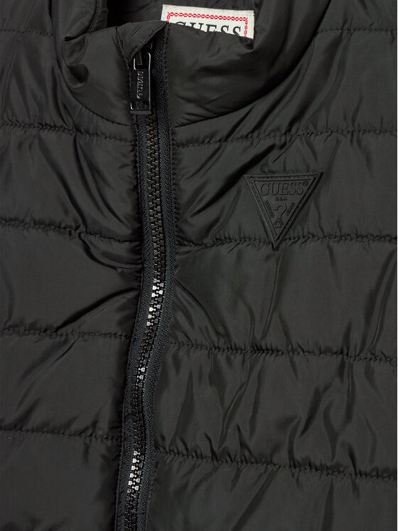 Guess Guess Vestă H4YJ03 WCFM0 Negru Regular Fit