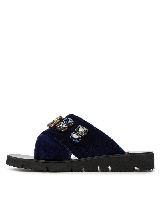 GINO ROSSI Gino Rossi Klapki Saylee DL046N-TWO-TK00-5700-P Granatowy