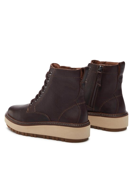 Clarks Clarks Μποτάκια Orianna W Lace 261747994 Καφέ