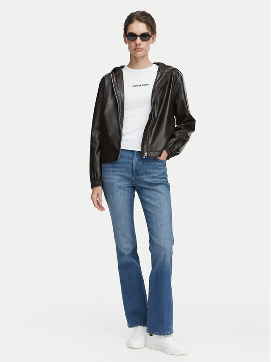 Calvin Klein Jeans Calvin Klein Jeans Džinsai LV047F666G Tamsiai mėlyna Bootcut Fit