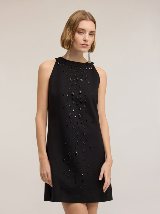 Motivi Motivi Vestito da giorno 7038Q003448N033 Nero A-Line Fit