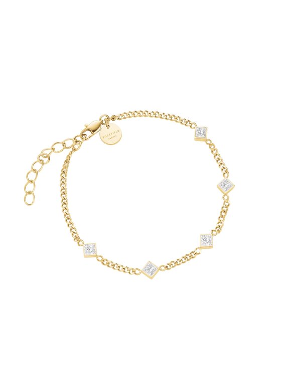 Rosefield Rosefield Bransoletka Playful Diamonds Złoty