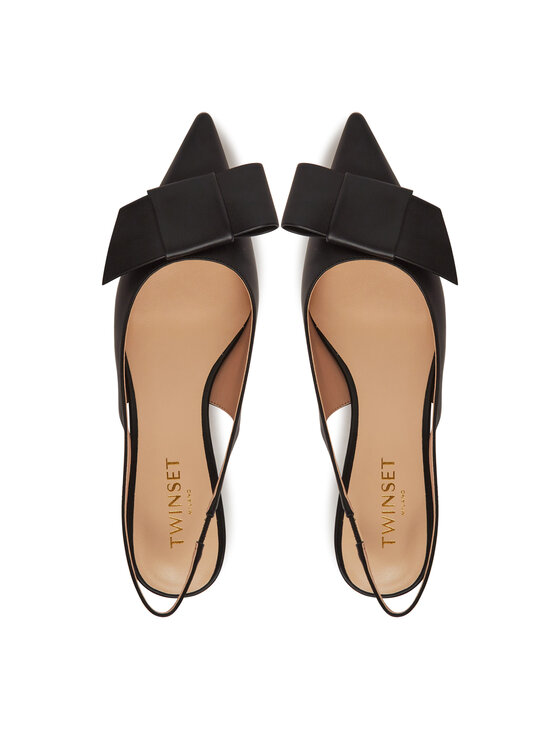 TWINSET TWINSET Sandale 251TCP090 Negru
