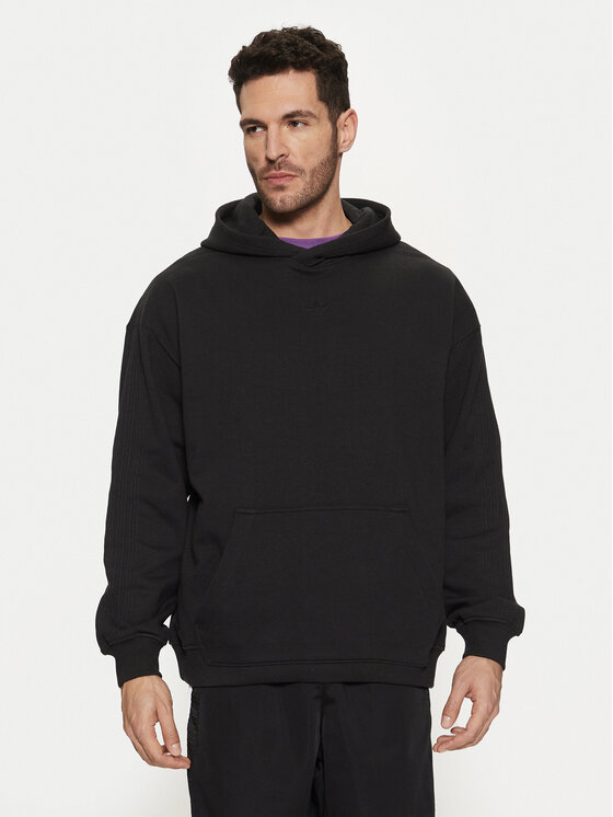 adidas Mikina Premium Essentials JC9572 Čierna Loose Fit