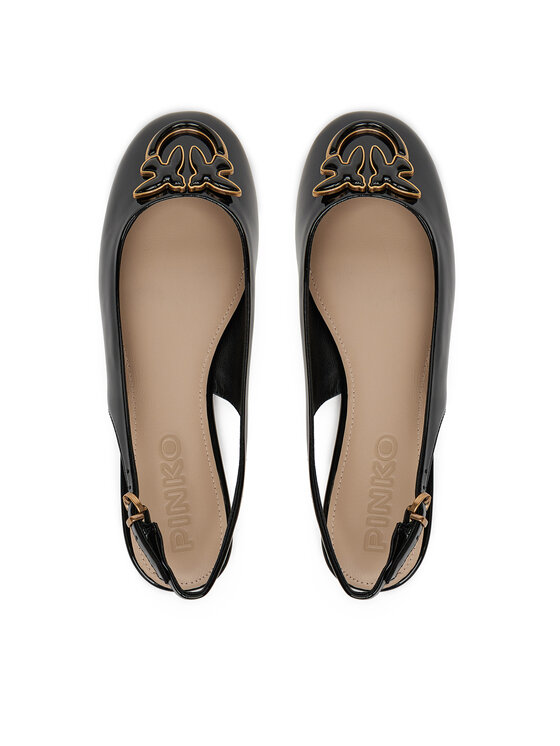PINKO PINKO Baleriny Maggy 01 SD0247 E002 Czarny