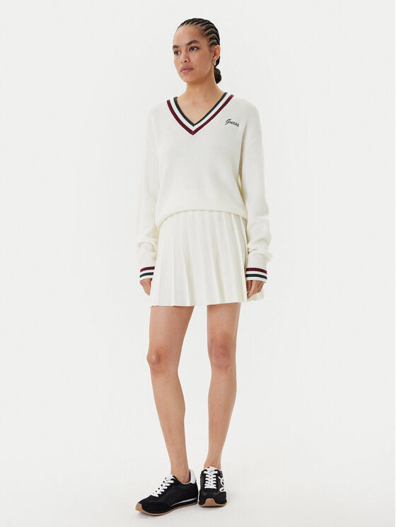 Guess Guess Pullover V5BR01 Z1152 Écru Regular Fit