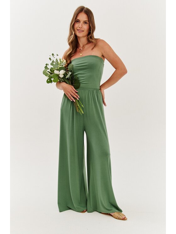 NAOKO NAOKO Kalhoty z materiálu Mint Breeze Modrá Regular Fit