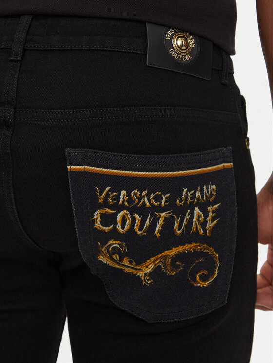 Versace Jeans Couture Versace Jeans Couture Blugi 77GAB5DM Negru Narrow Fit