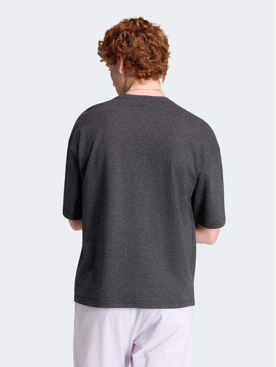 adidas adidas T-Shirt 165104 Szary ciemny Loose Fit