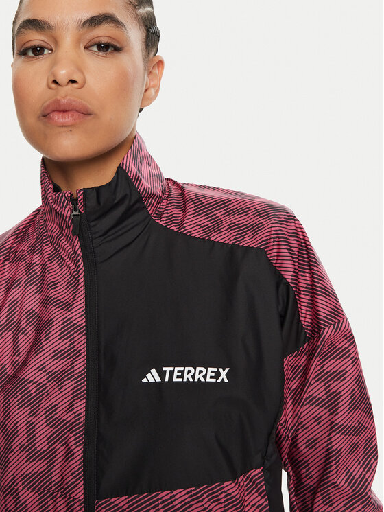adidas adidas Geacă pentru alergare Terrex Trail Running IM8143 Roz Regular Fit