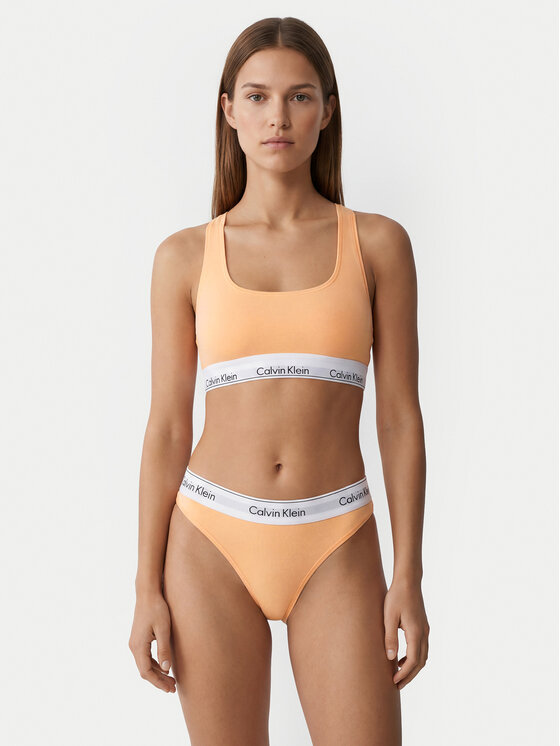 Calvin Klein Underwear Calvin Klein Underwear Podprsenkový top LV00QF8493 Svetlo oranžová