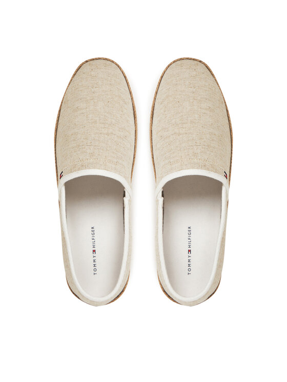 Tommy Hilfiger Tommy Hilfiger Espadrilles Hilfiger Chambray Espadrille FM0FM05391 Écru