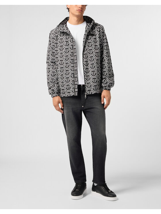 PHILIPP PLEIN PHILIPP PLEIN Kurtka puchowa 31473 Czarny Regular Fit