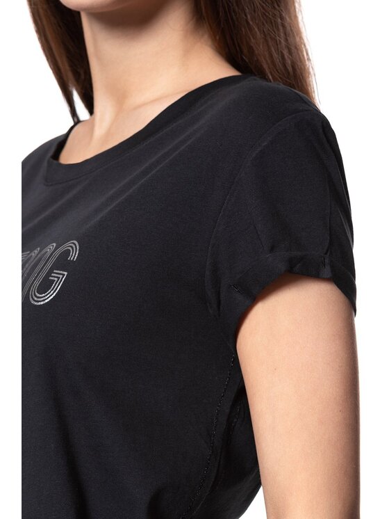 Mustang Mustang T-shirt ALINA C PRINT Nero Regular Fit