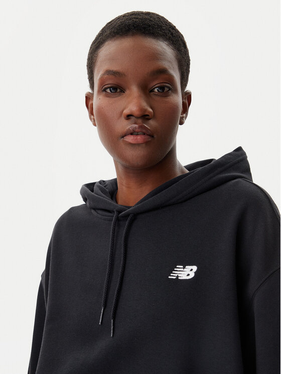 New Balance New Balance Majica dugih rukava WT41507 Crna Relaxed Fit