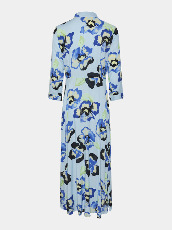 YAS YAS Haljina košulja Savanna 26022663 Plava Loose Fit