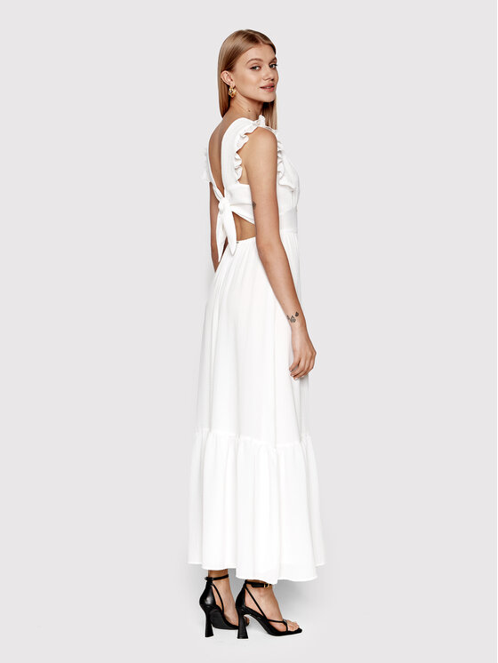 Vestito estivo WA2194 T3052 Bianco Regular Fit