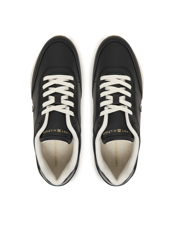 Tommy Hilfiger Tommy Hilfiger Sneakersy Chic Fashion Runner FW0FW08695 Černá