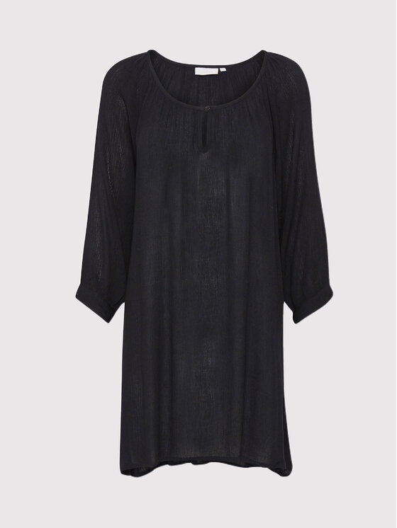 Kaffe Kaffe Tunika Amber 501030 Fekete Relaxed Fit