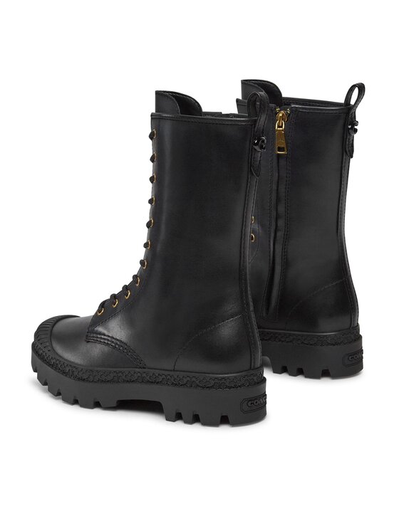 Coach Coach Μποτάκια Tasha Leather Boot CN100 Μαύρο