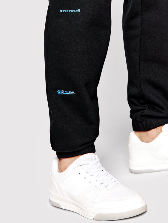 Sprandi Sprandi Dressipüksid SP22-SPM552 Must Regular Fit