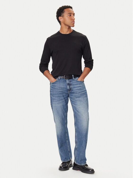 Calvin Klein Calvin Klein Longsleeve LV04LD227G Schwarz Regular Fit