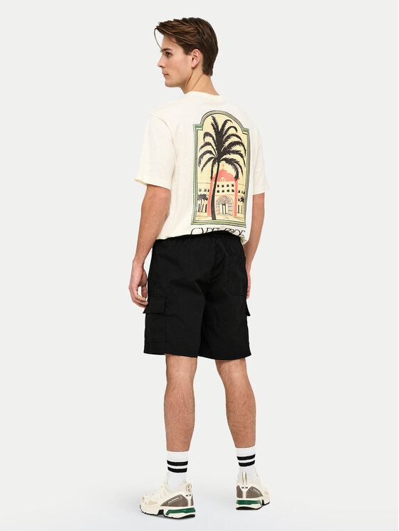 Only & Sons Only & Sons Szorty sportowe Kal 22034462 Czarny Slim Fit