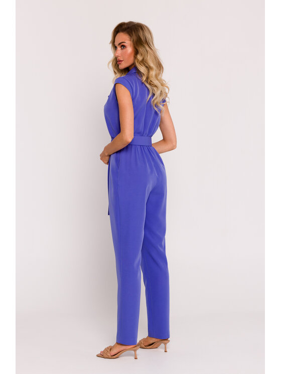 Made of Emotion Made of Emotion Kombinezon M780 Fioletowy Generous Fit