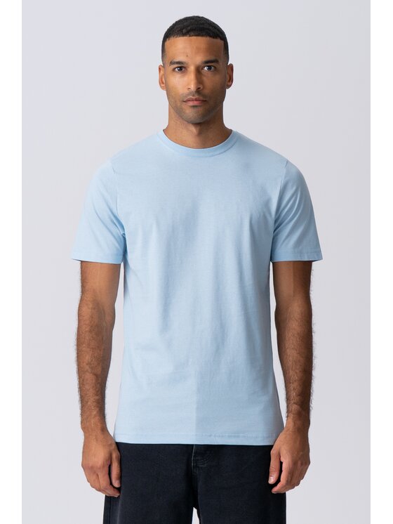 TeeShoppen TeeShoppen T-Shirt 'Basic Collection' Niebieski Regular Fit