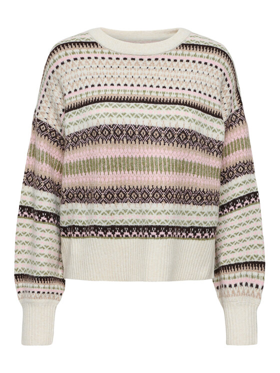 ONLY ONLY Sweater Arianne 15285832 Bézs Regular Fit