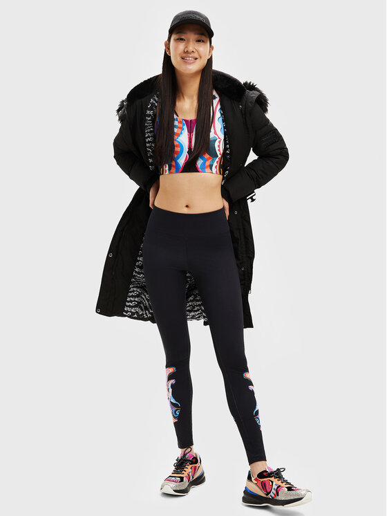 Desigual Desigual Leggings MONSIEUR CHRISTIAN LACROIX 22WWKK14 Crna Slim Fit