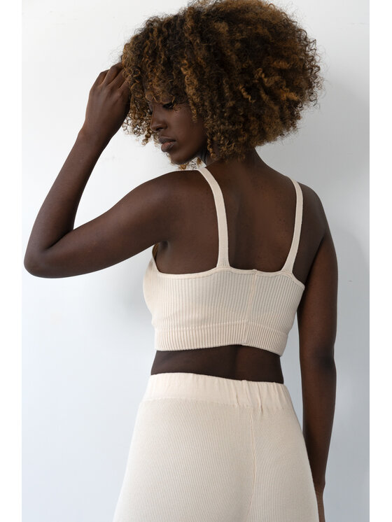 Fobya Fobya Top F2032 Beżowy Basic Fit