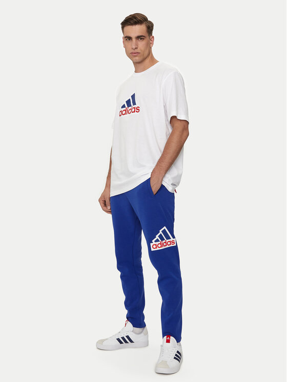 adidas adidas Teplákové nohavice Future Icons Badge of Sport IS9594 Modrá Regular Fit