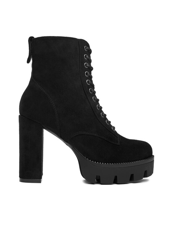 DeeZee Botki 23756-4-BLACK SU Czarny