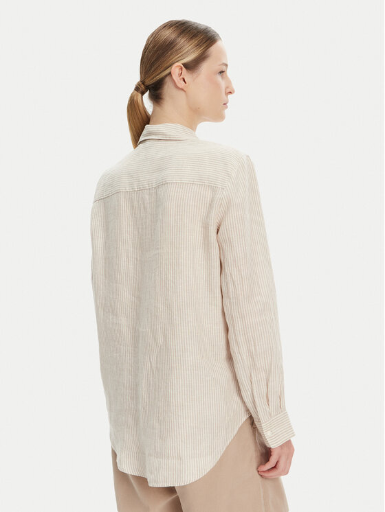 Tommy Hilfiger Tommy Hilfiger Cămașă WW0WW44679 Bej Relaxed Fit