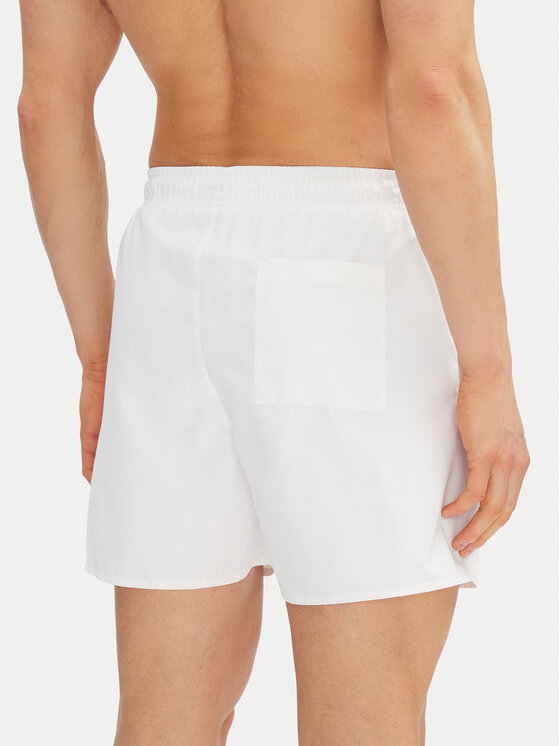 Calvin Klein Swimwear Calvin Klein Swimwear Pantaloncini da bagno KM0KM01101 Bianco Regular Fit