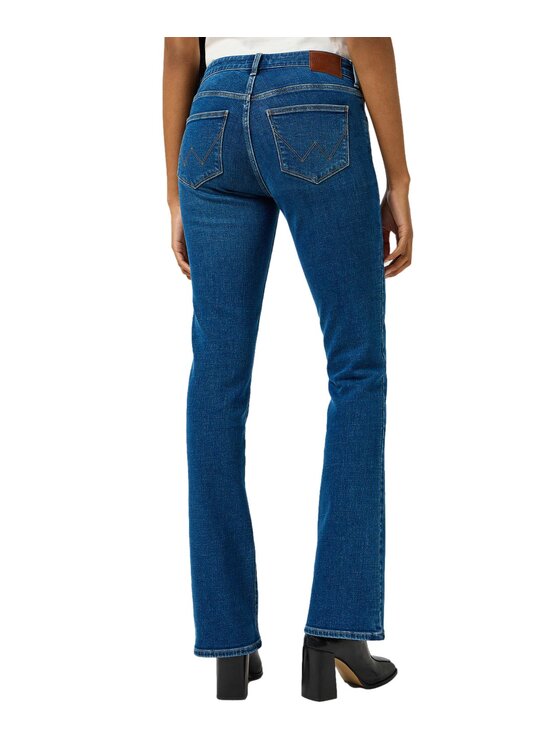 Wrangler Wrangler Jeansy 112355283 Niebieski Bootcut Fit